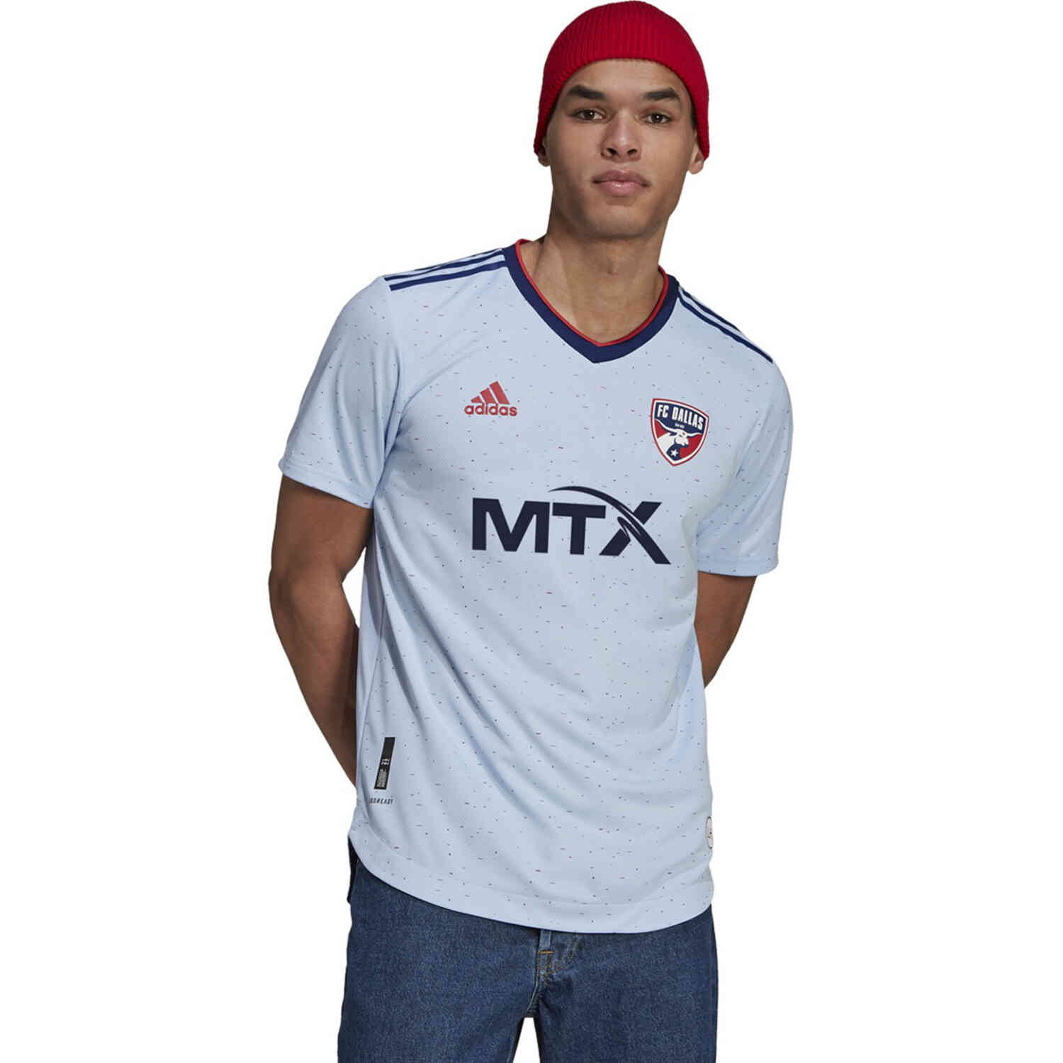adidas FC Dallas 23/24 Away Authentic Jersey - White, Men's Soccer