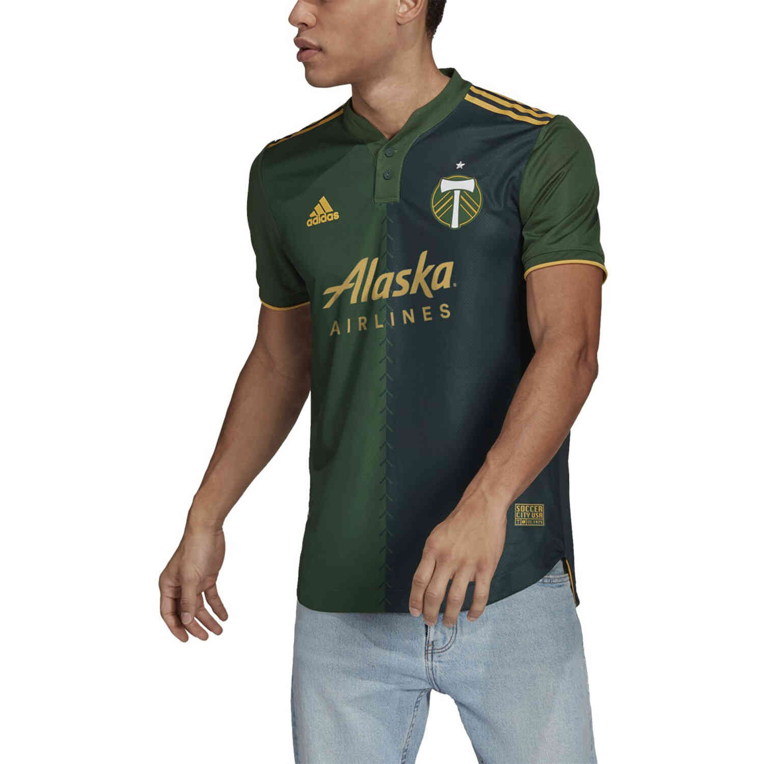 adidas Portland Timbers 23/24 Home Authentic Jersey - Green | Men's Soccer  | adidas US