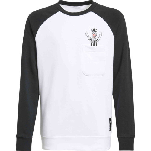 Kids adidas Juventus Sweatshirt – Black/White