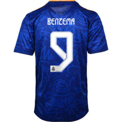 2021/22 adidas Karim Benzema Real Madrid Home Jersey - SoccerPro