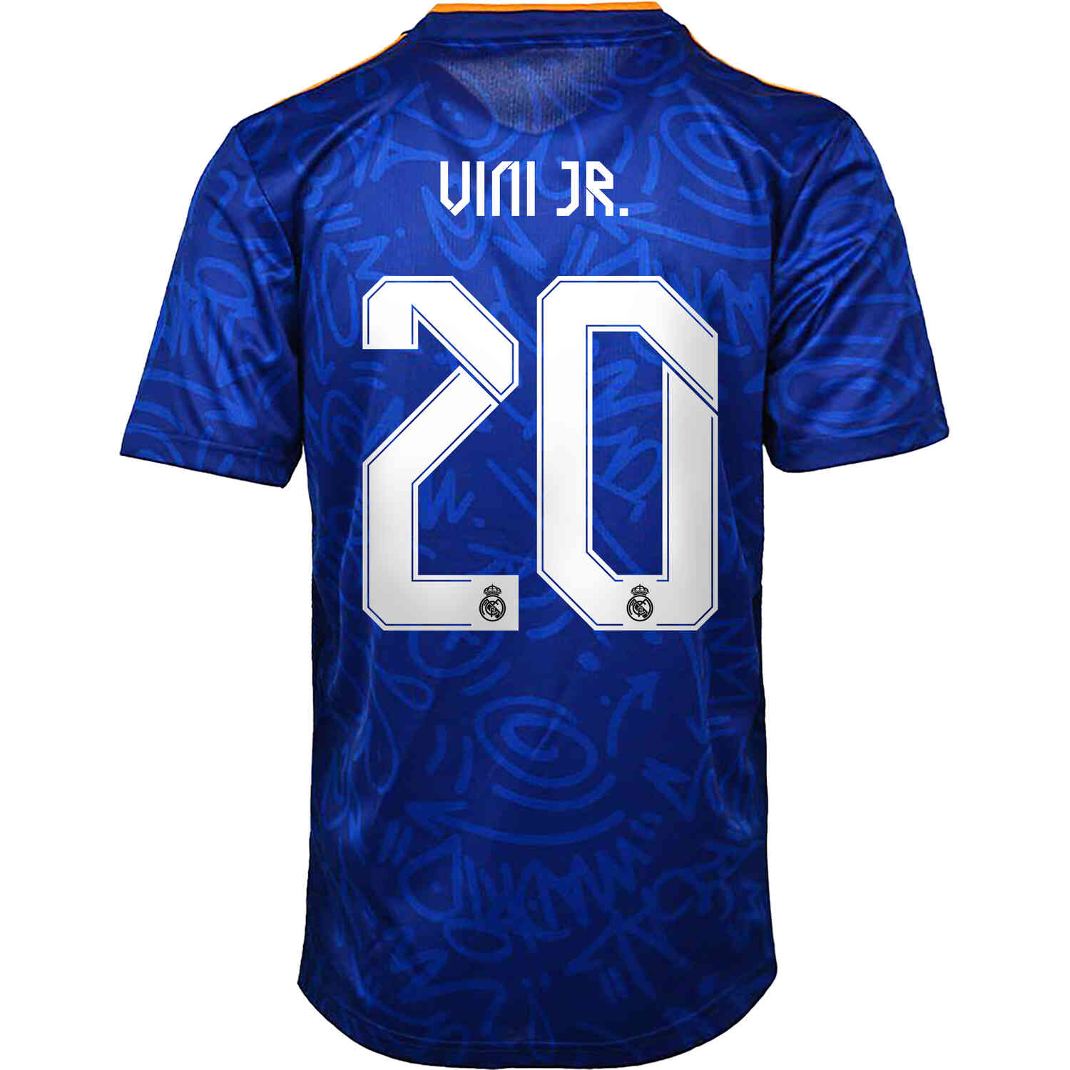 2021/22 Kids adidas Vinicius Jr Real Madrid Away Jersey - SoccerPro