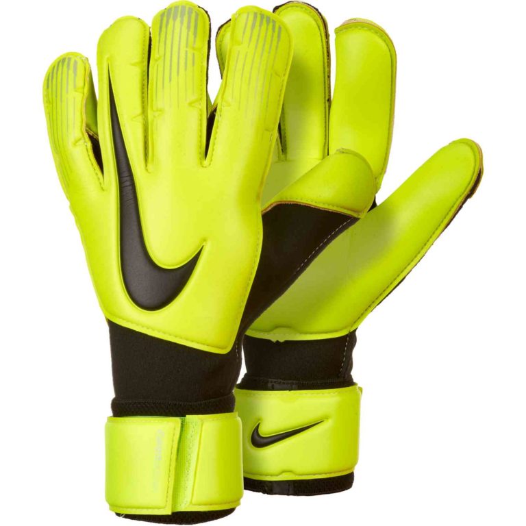 Nike Vapor Grip3 Goalkeeper Gloves - Volt/Black - SoccerPro