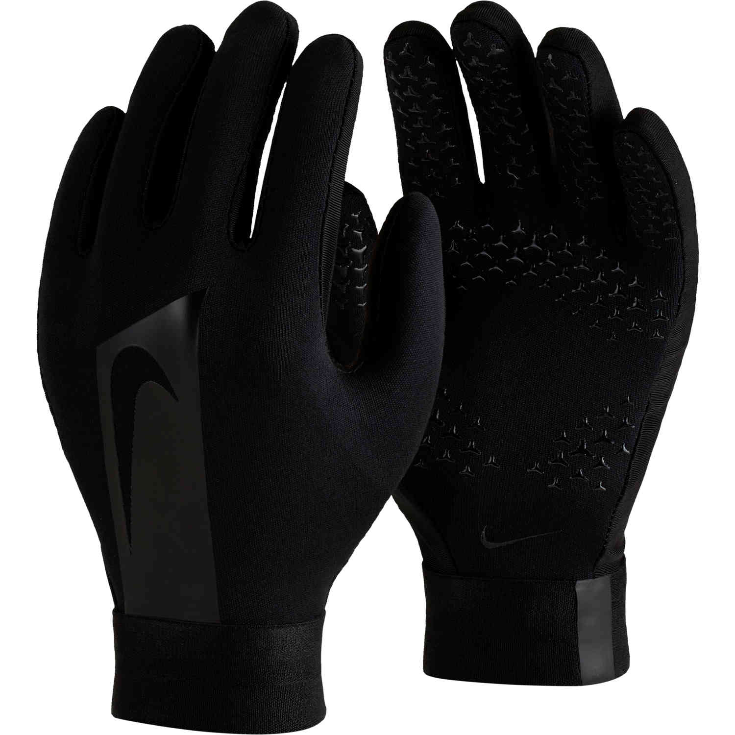 Kids Nike Hyperwarm Player Gloves - Black - SoccerPro