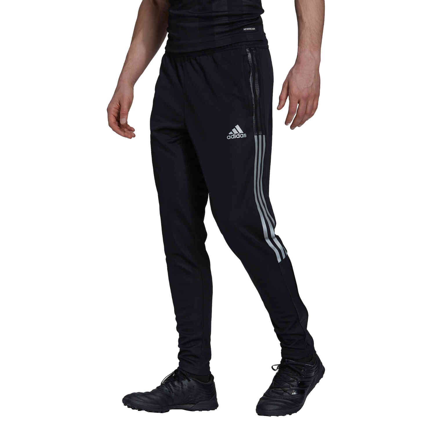 enaguas vacante Útil adidas Tiro Reflective Track Pants - Black - SoccerPro