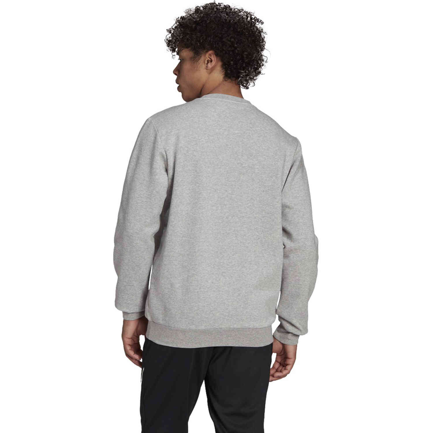 adidas Essentials Cozy Sweatshirt SoccerPro - Heather/Black Grey - Medium