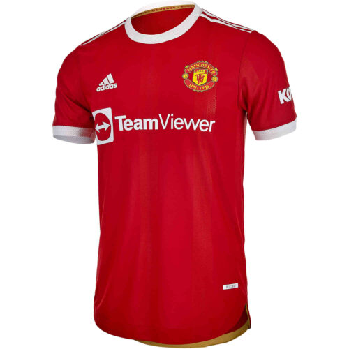 2021/22 adidas Manchester United Home Authentic Jersey - SoccerPro