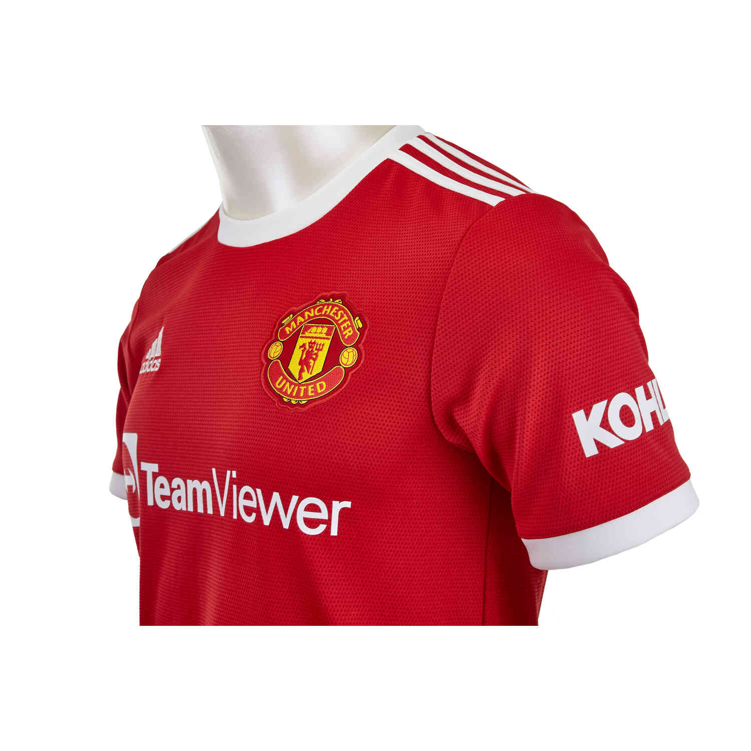Manchester United adidas 2021/22 Home Authentic Jersey - Red
