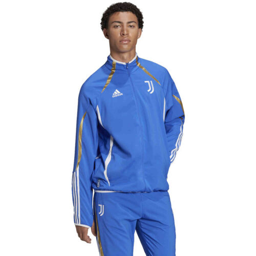adidas Juventus Teamgeist Woven Jacket - Hi-res Blue