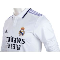 2022/23 adidas Real Madrid L/S Home Jersey - SoccerPro