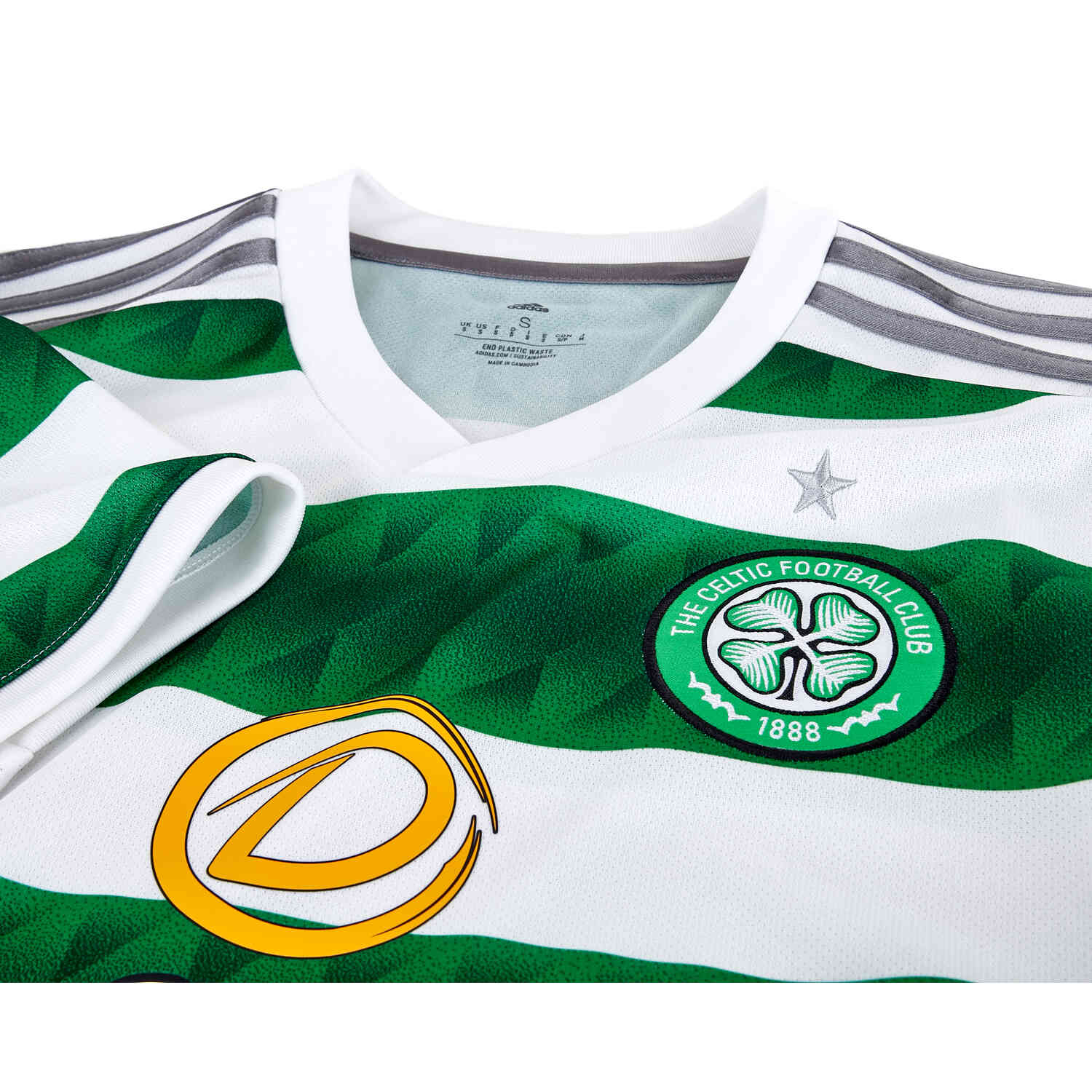  adidas Men's 22/23 Celtic 3RD Jersey (Clear Onix