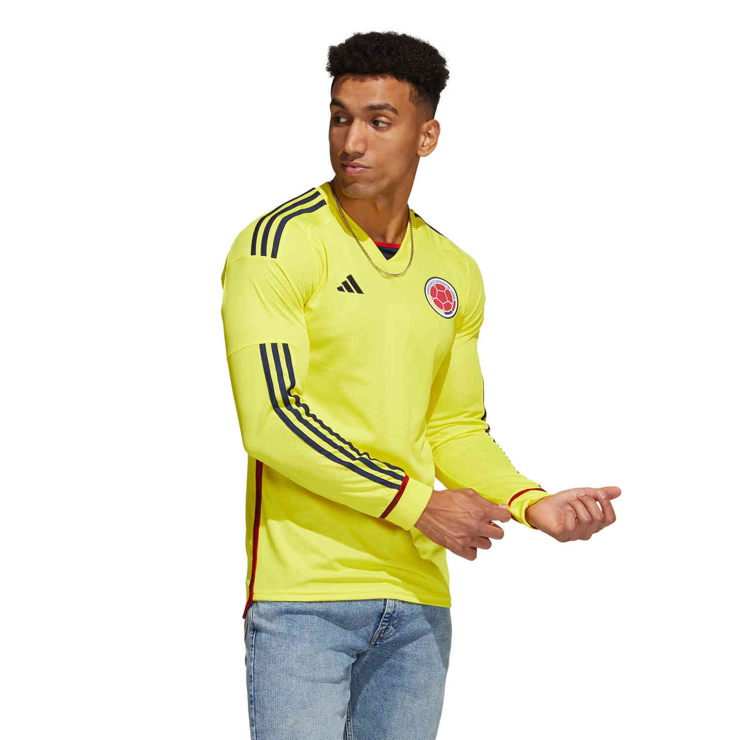 adidas Colombia L/S Home Jersey - 2022 - SoccerPro