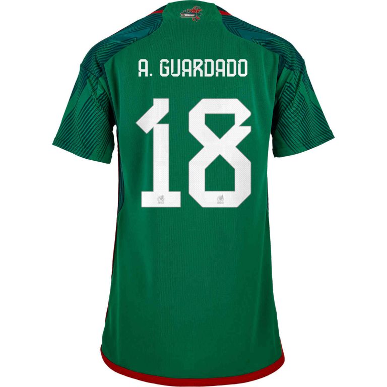 2022 Womens adidas Andres Guardado Mexico Home Jersey - SoccerPro