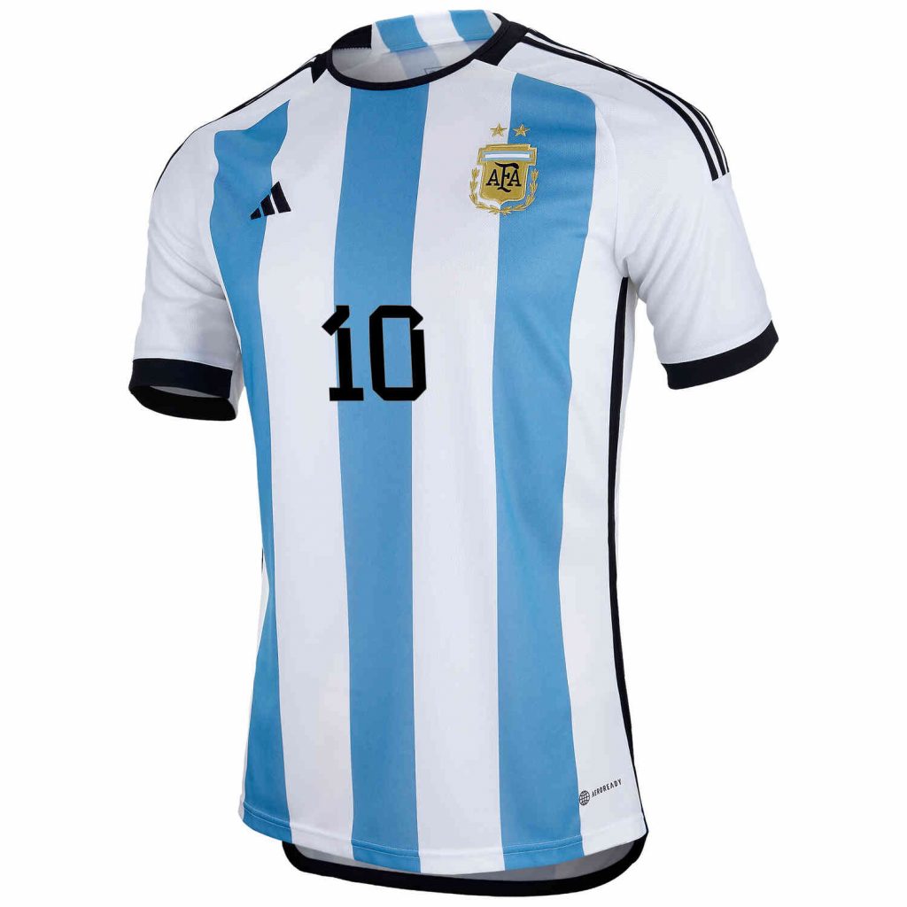 2022 Kids adidas Lionel Messi Argentina Home Jersey - SoccerPro