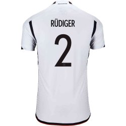 adidas Antonio Rüdiger Germany National Team White 2022/23 Replica Long  Sleeve Player Jersey