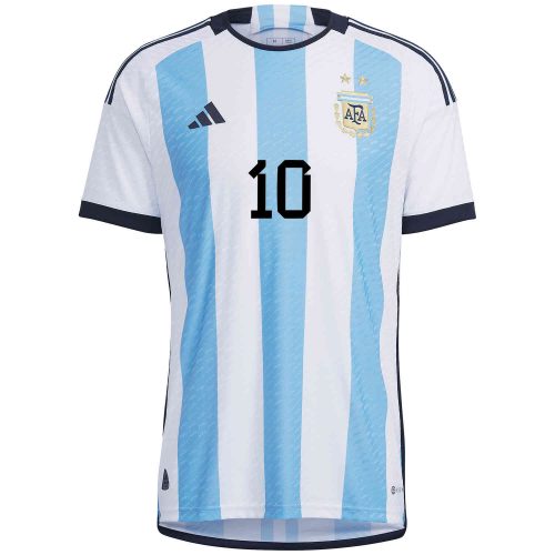 2022 adidas Lionel Messi Argentina Home Authentic Jersey - SoccerPro