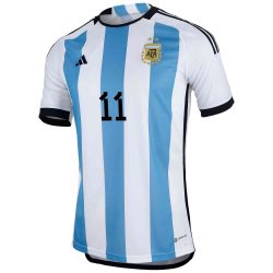 Argentina 2022 FIFA World Cup kit update: Lionel Messi, Paulo Dybala and  Angel Di Maria sport new Adidas purple away kit