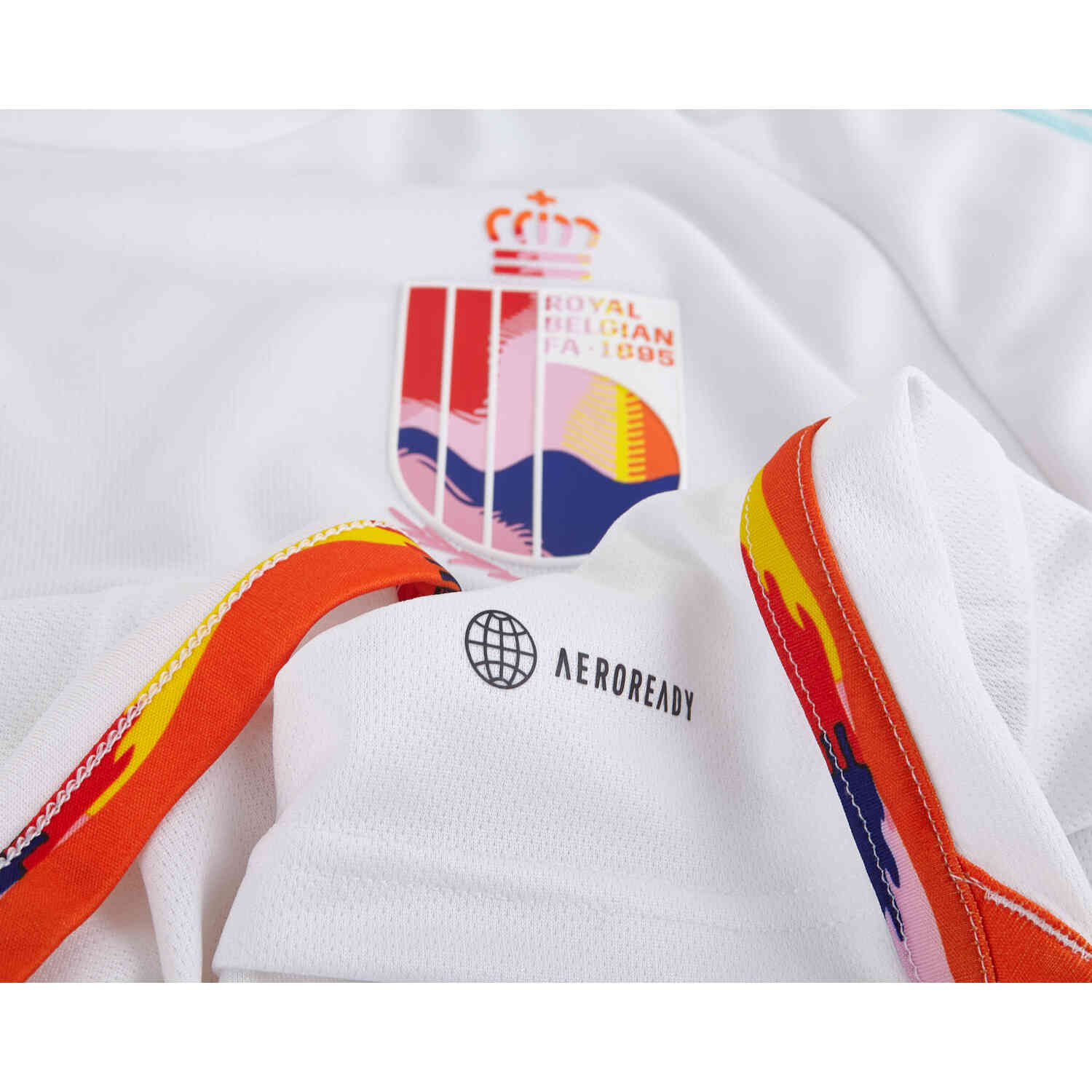 Adidas Belgium 2022 World Cup Away Soccer Jersey White Men's Size