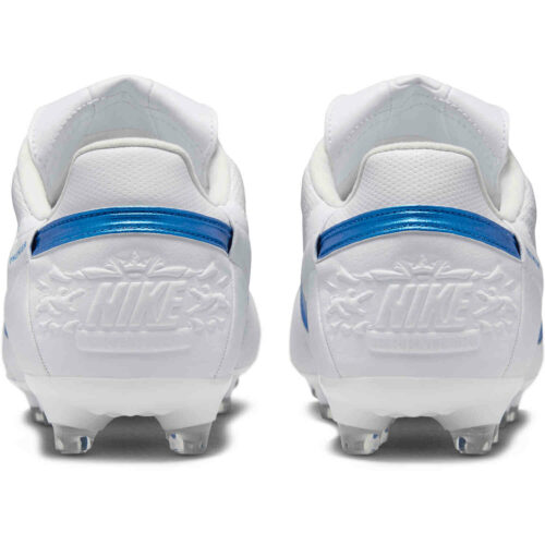 Nike Premier III FG Firm Ground - White & Signal Blue