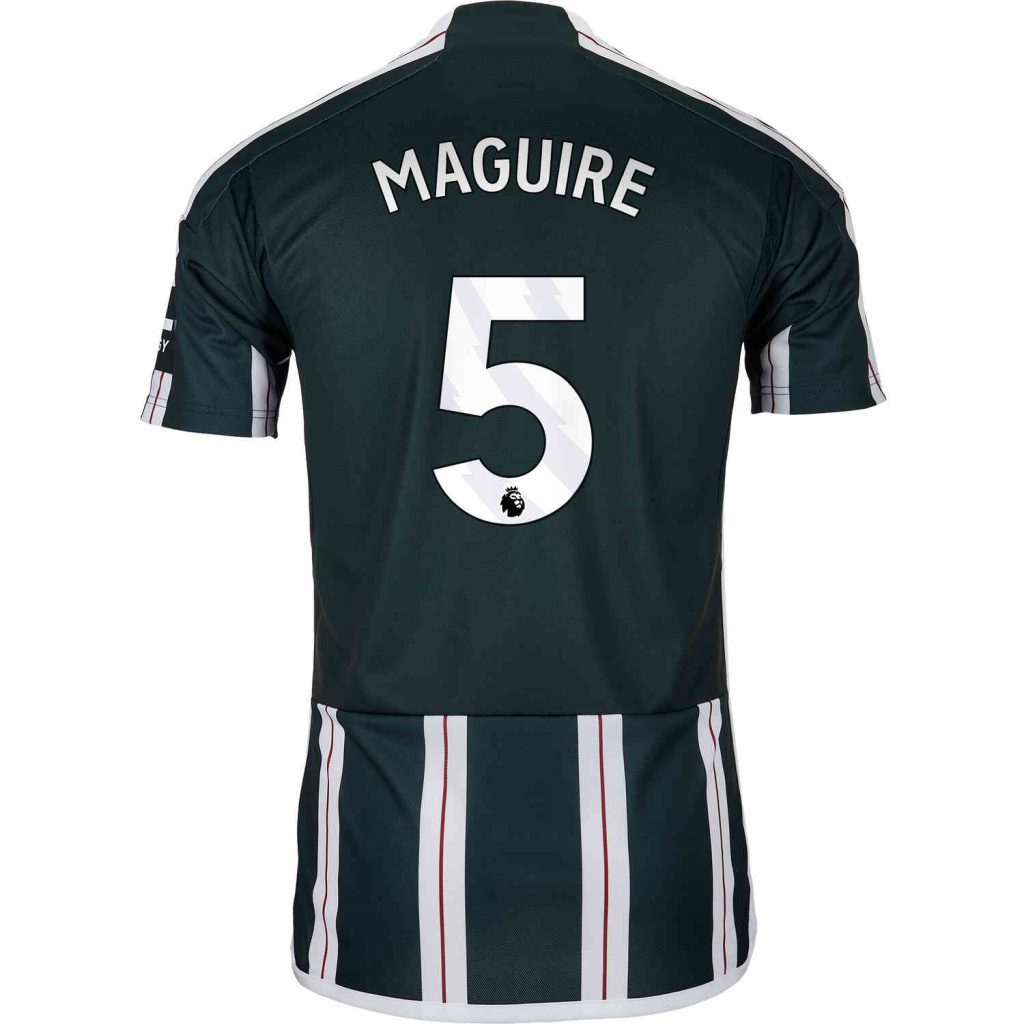 2023/24 adidas Harry Maguire Manchester United Away Jersey - SoccerPro