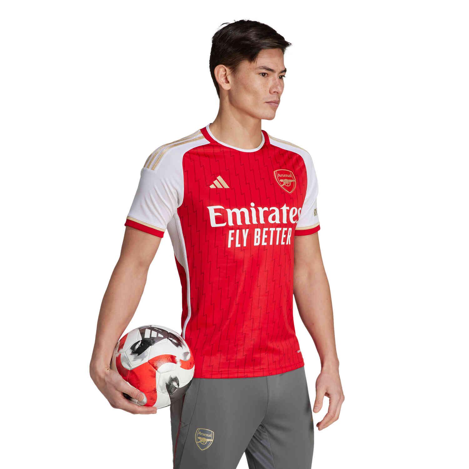 adidas Adult Arsenal 22/23 Home Jersey - Red
