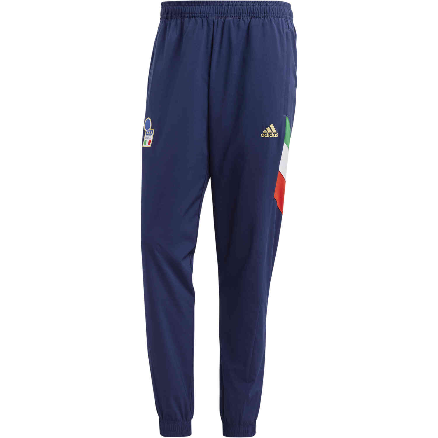 adidas Italy Icons Woven Pants - Dark Blue - SoccerPro