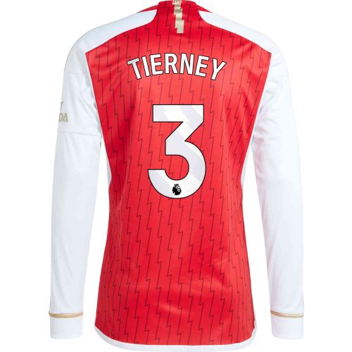 2023/24 adidas Kieran Tierney Arsenal L/S Home Jersey