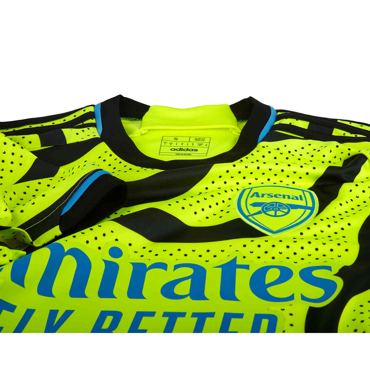 Men's Adidas Martin Odegaard Yellow Arsenal 2023/24 Away Authentic Player Jersey Size: Medium