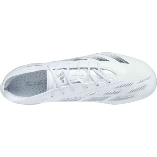 adidas Predator Low Elite FG Firm Ground - White Pack - SoccerPro