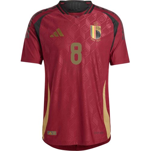 2024 adidas Youri Tielemans Belgium Home Authentic Jersey - SoccerPro