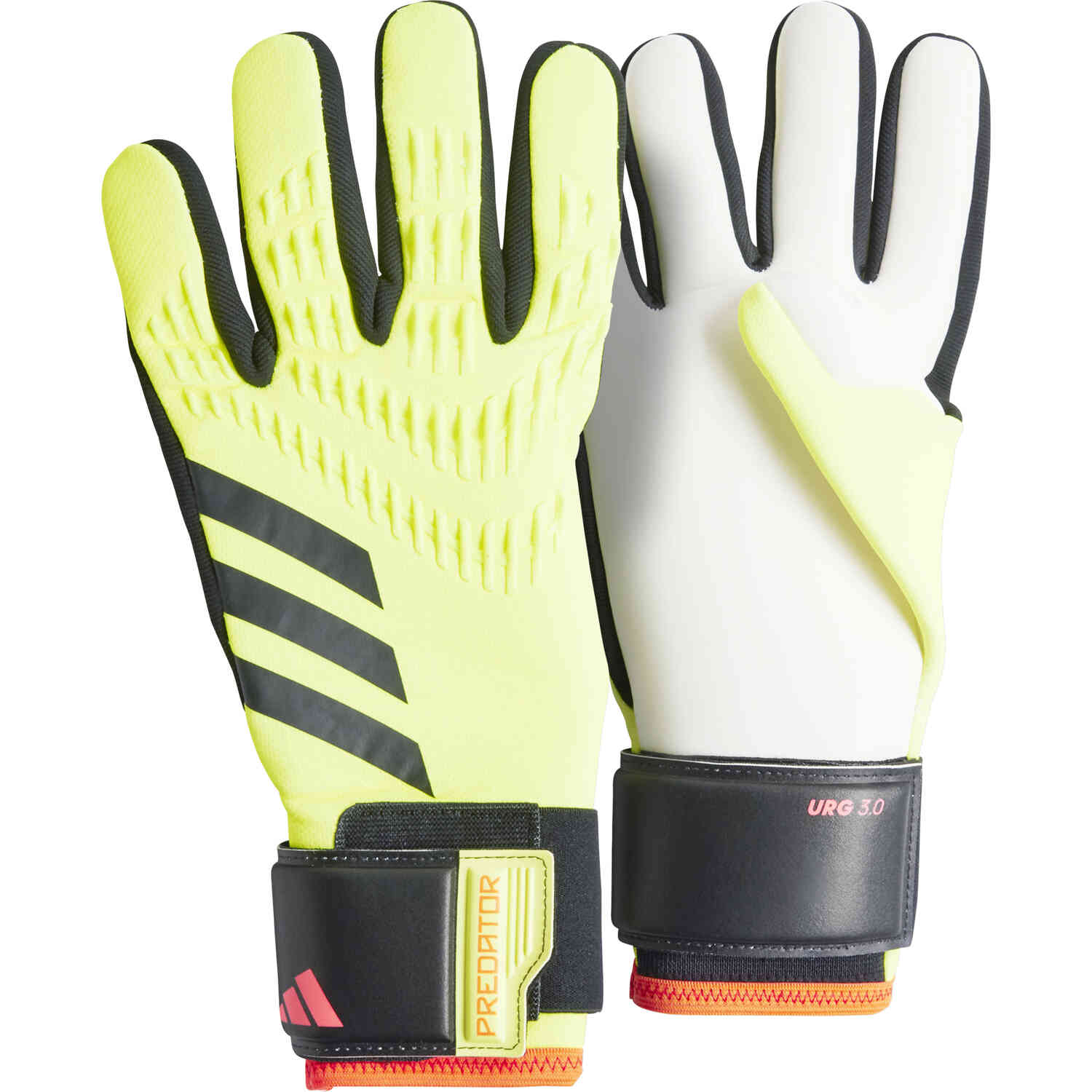 adidas Predator League Goalkeeper Gloves - Solar Yellow & Black with ...