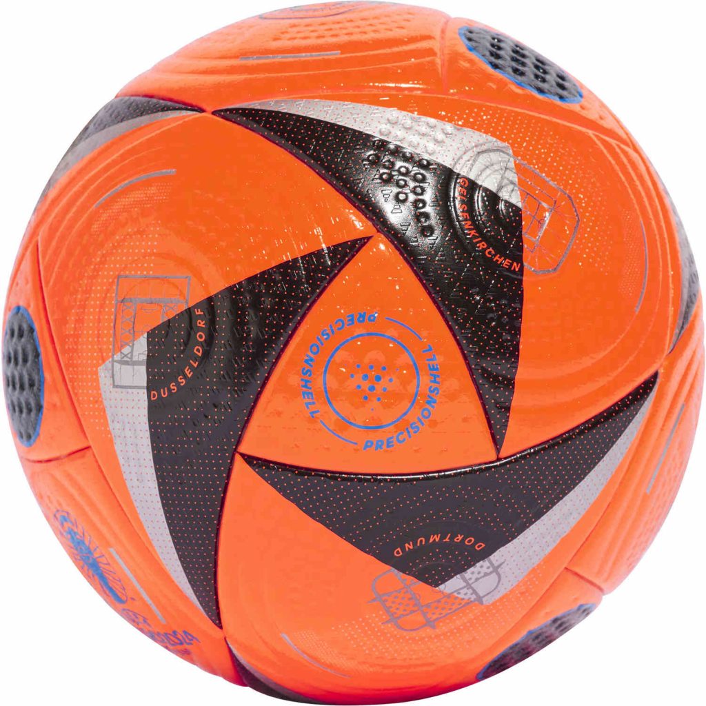 adidas Euro24 Pro Official Match Soccer Ball - Solar Orange with GloBlu ...