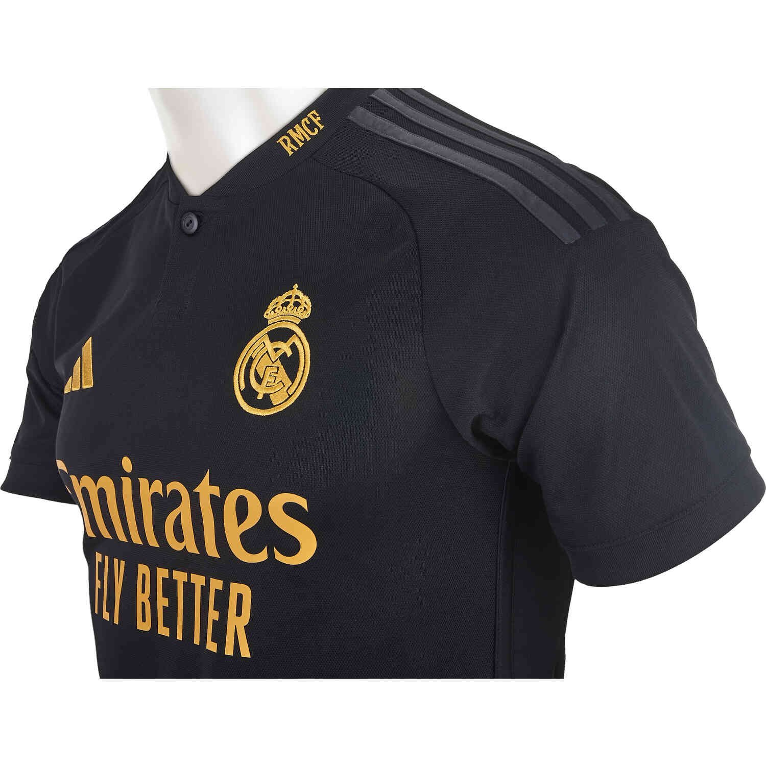 Real Madrid 23/24 adidas third jersey - Black/Yellow - IN9846