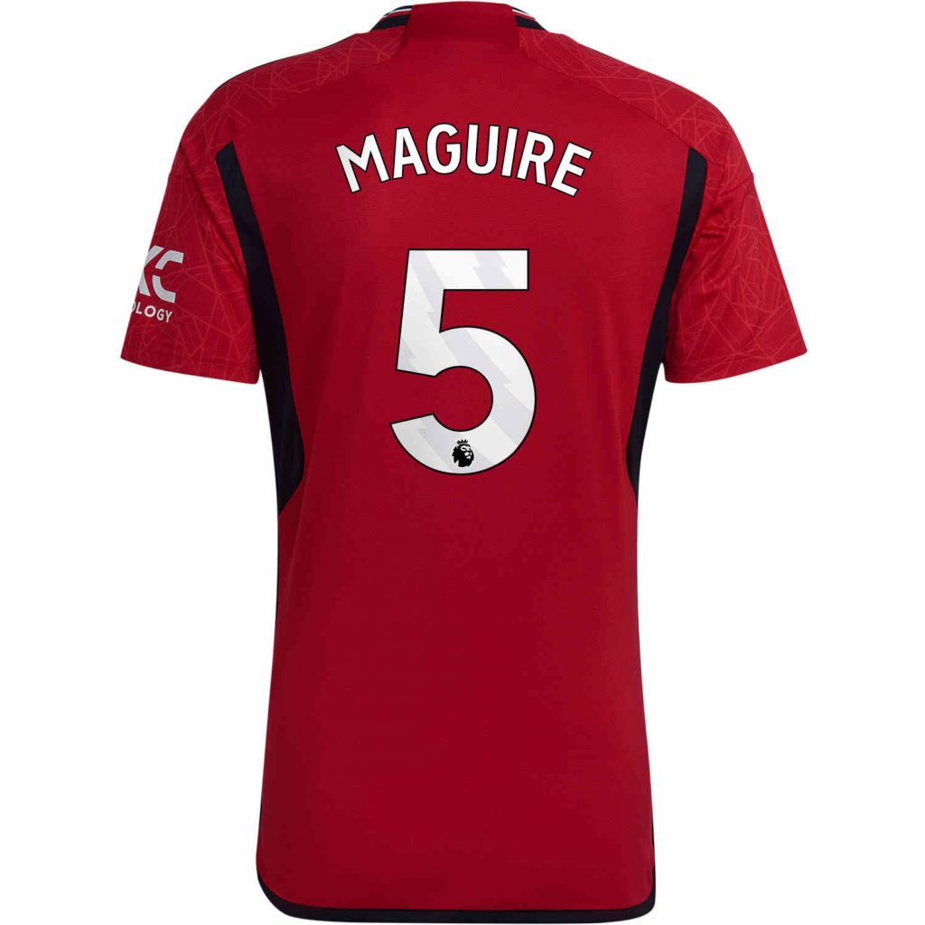 2023/24 adidas Harry Maguire Manchester United Home Jersey - SoccerPro