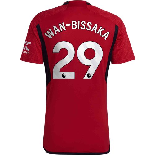 2023/24 adidas Aaron Wan-Bissaka Manchester United Home Jersey
