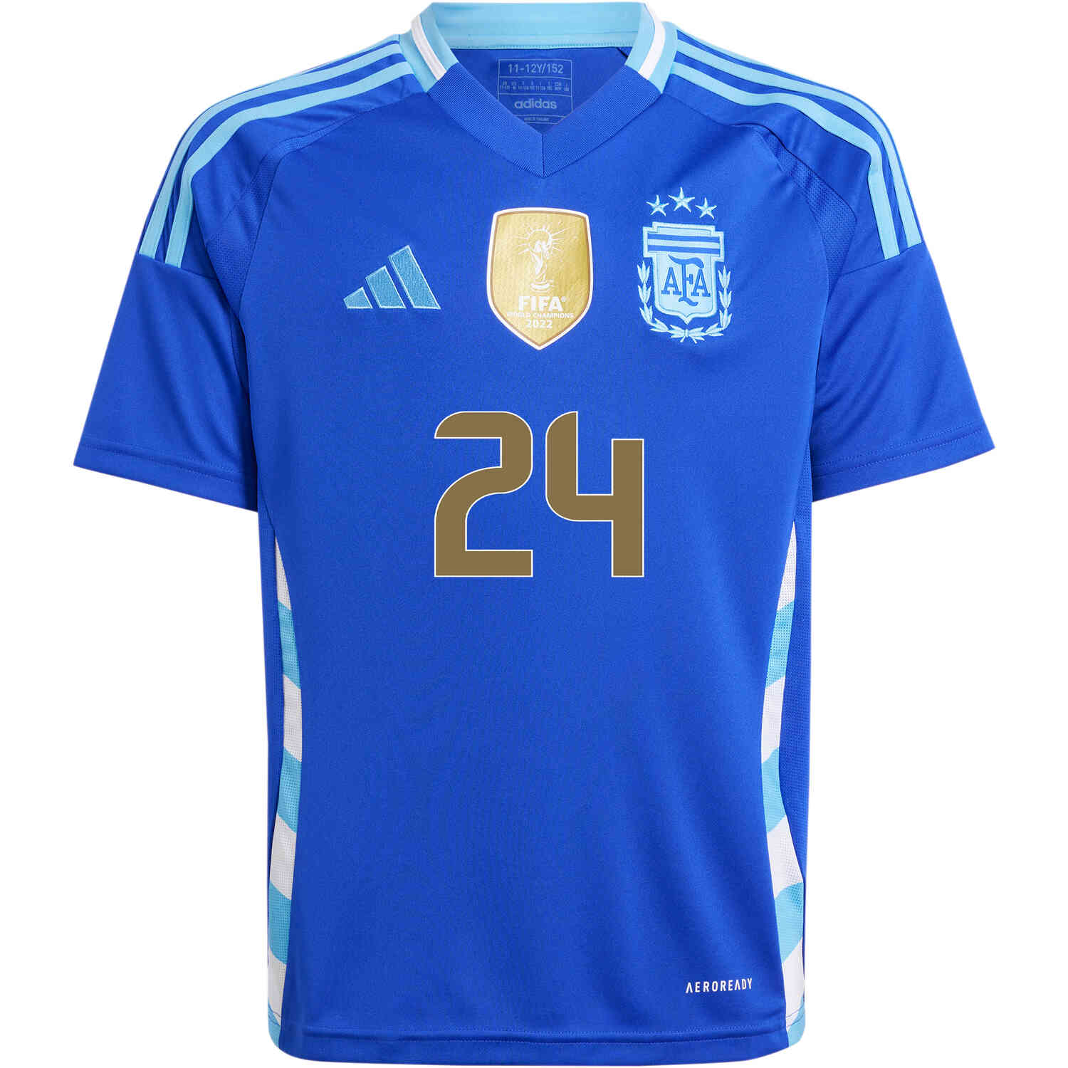 2024 Kids adidas Enzo Fernandez Argentina Away Jersey - SoccerPro