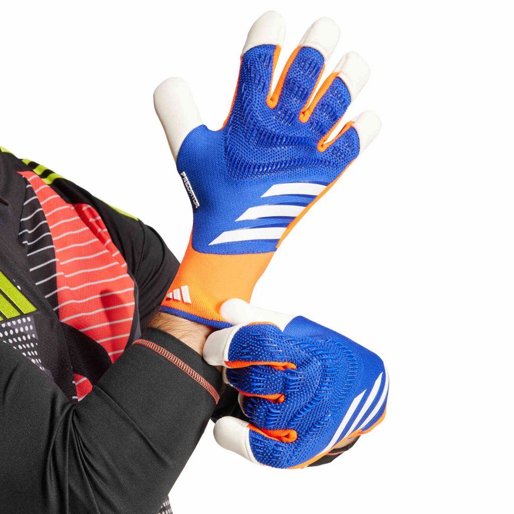 adidas Predator GL Pro Hybrid Goalkeeper Gloves - Lucid Blue & Solar ...