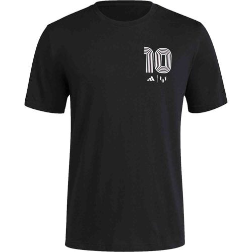 adidas Lionel Messi Heritage 10 T-shirt – Black