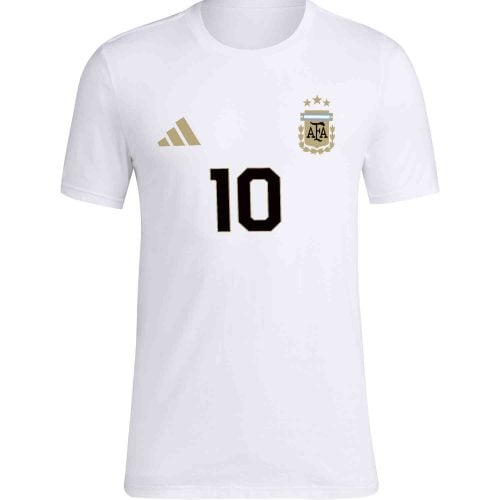adidas Lionel Messi Argentina T-shirt – White