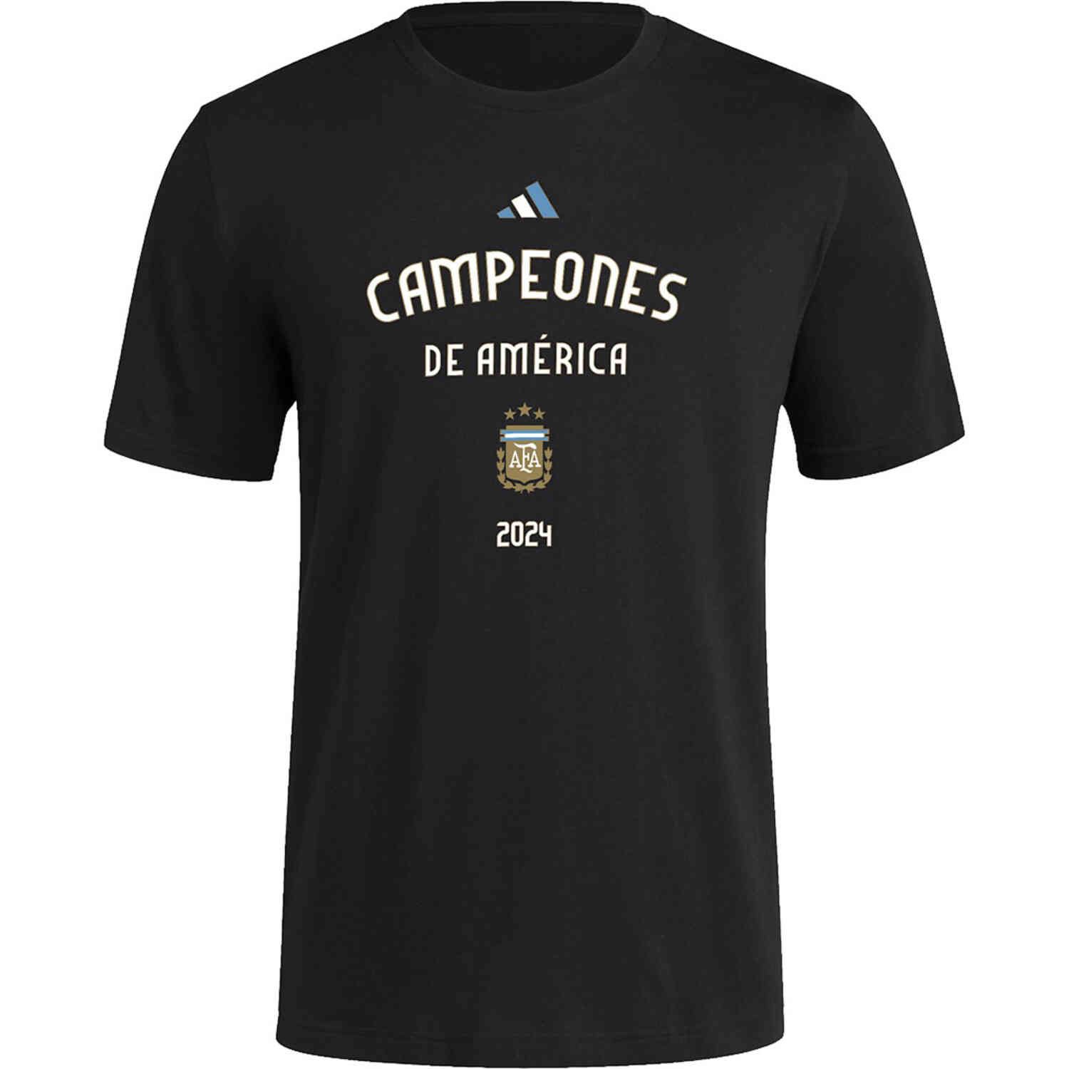 adidas Argentina Champions T-shirt - Black - SoccerPro