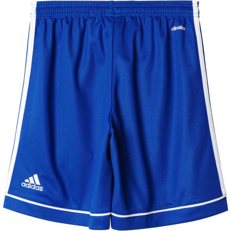 Kids adidas Squadra 17 Shorts - Bold Blue - SoccerPro