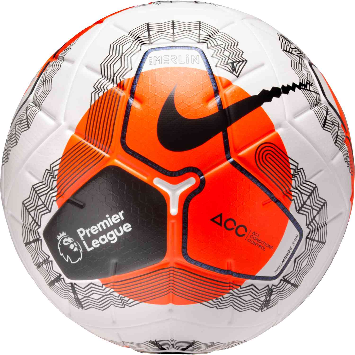 Nike Premier League Merlin Official Match Soccer Ball White With