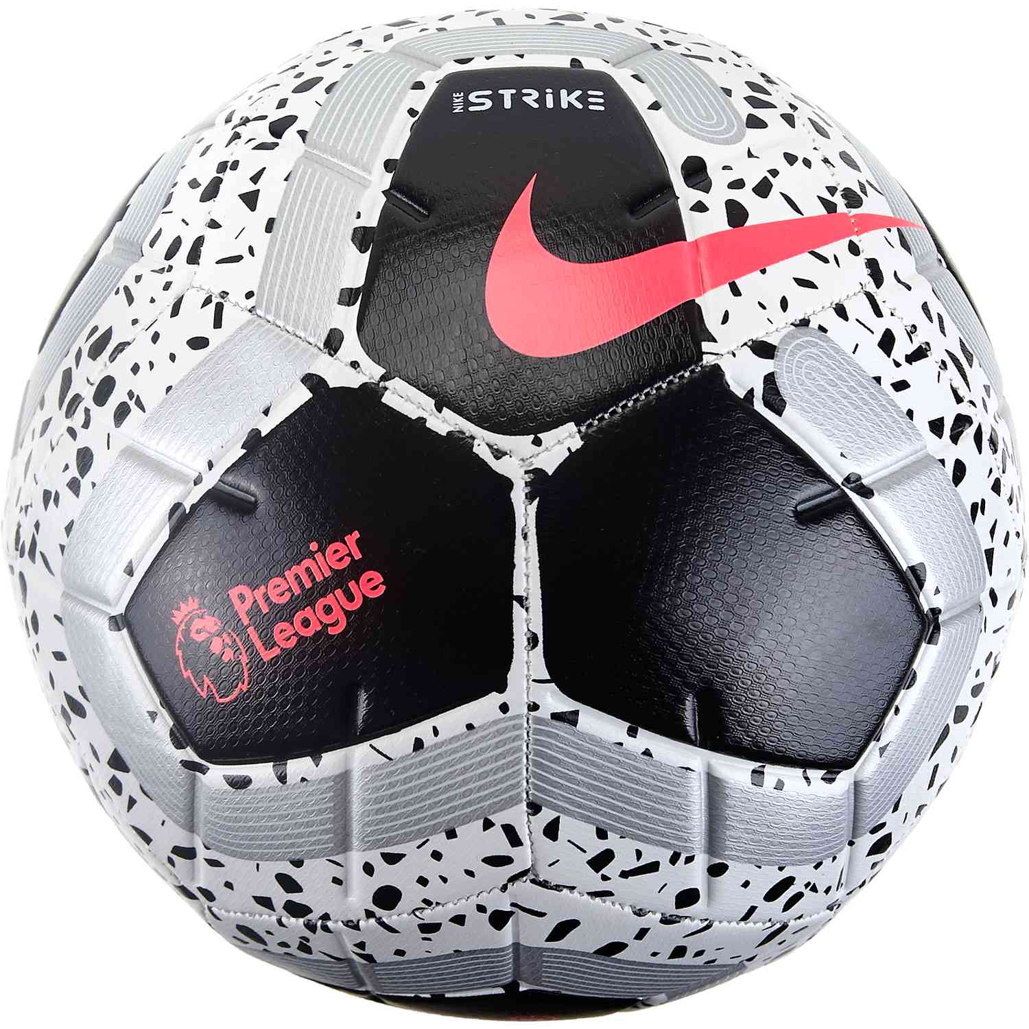 Nike Strike Pro Soccer Ball White Black Racer Pink Metallic