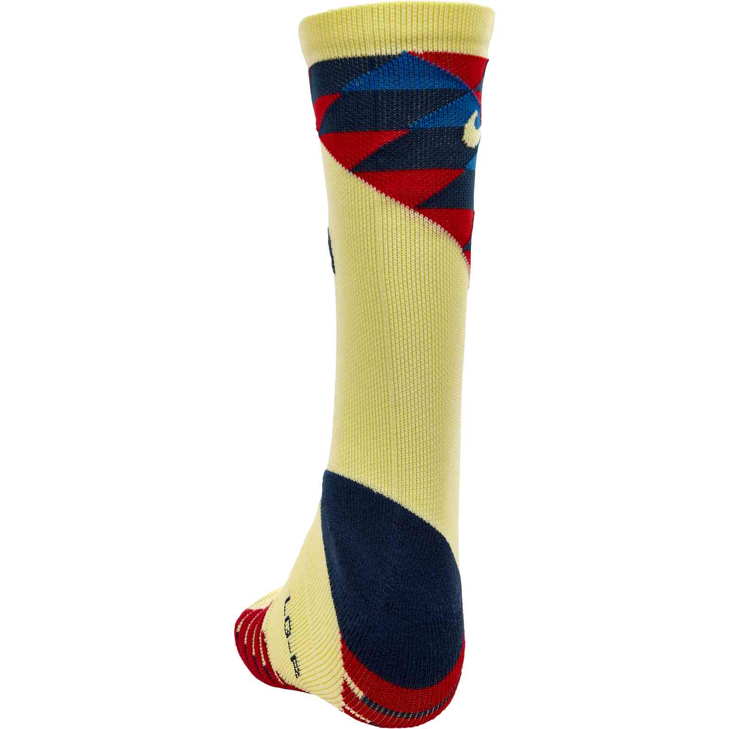 Nike Club America Squad Crew Socks - Lemon Chiffon/Gym Red - SoccerPro