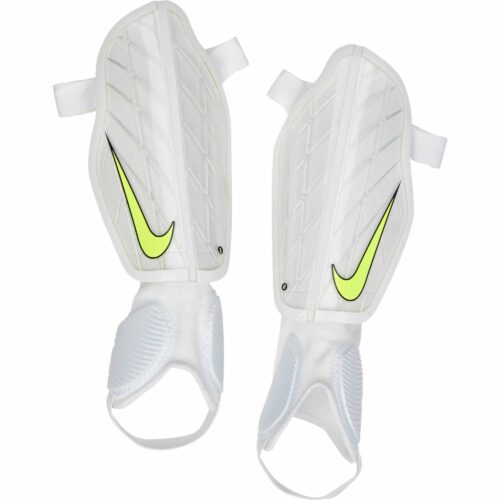 NikeGrip Strike Light Team Soccer Socks - White/Pure Platinum - SoccerPro