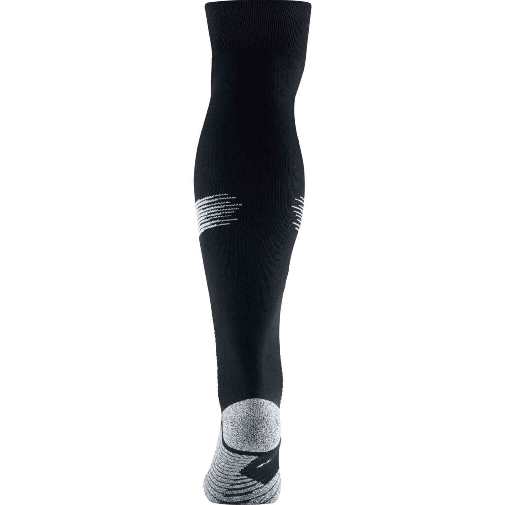 NikeGrip Strike Light Team Soccer Socks - Black/White - SoccerPro